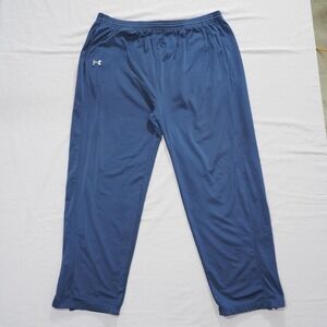 Under Armour Pants Mens 2XL Blue Performance Athletic Stretch Drawstring Pocket